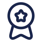 Medal Ribbon Star SVG Icon